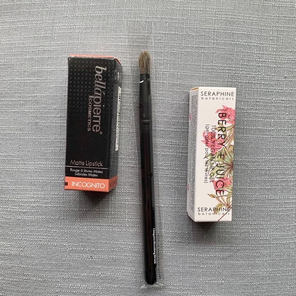 BerryJuice Lip Gel/Bellapiere Matte Lipstick/brush - Picture 2 of 9